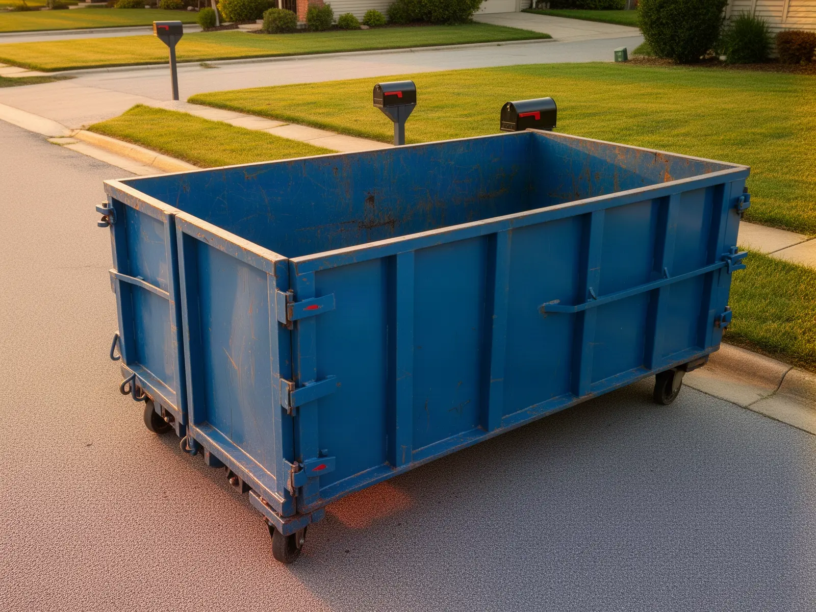 Roll-off dumpster from Cottonwood River Dumpster Rental in Wichita, KS